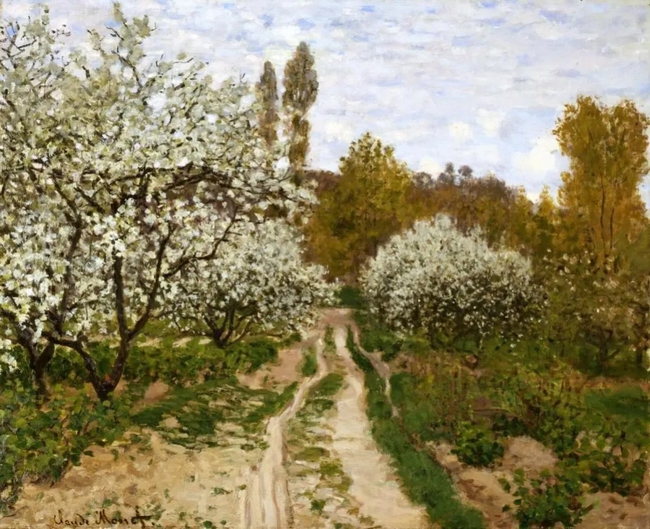 Đấu giá bức tranh cây táo đặc biệt của Claude Monet - Ảnh 1.