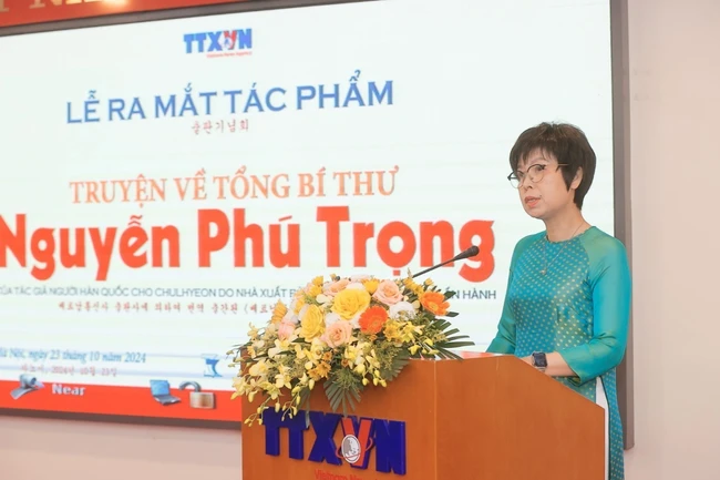 Lễ ra mắt tác phẩm Truyện về Tổng Bí thư Nguyễn Phú Trọng - Ảnh 1.