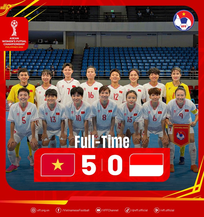 TRỰC TIẾP bóng đá Việt Nam vs Philippines 18h00 hôm nay, vòng bảng futsal nữ Đông Nam Á 2024 - Ảnh 2.