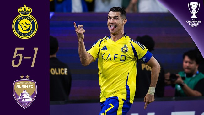 Ronaldo ghi bàn, Al Nassr đại thắng đương kim vô địch Cúp C1 châu Á với tỷ số khó tin - Ảnh 1.