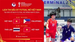 Lịch thi đấu bóng đá hôm nay 19/11: Trực tiếp futsal nữ Việt Nam vs Philippines, Hải Phòng vs HAGL - Ảnh 1.