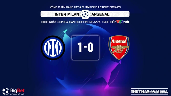 Nhận định, soi tỷ lệ Inter Milan vs Arsenal 3h00 ngày 7/11, cúp C1 lượt trận thứ 4 - Ảnh 10.