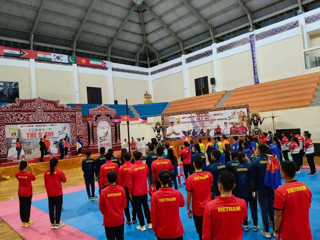 ĐT Vovinam của Việt Nam tạo cơn mưa vàng ở giải vô địch châu Á - Ảnh 1.