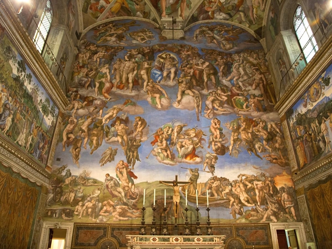 Vén màn bí mật về "The Last Judgement" của Michelangelo sau 500 năm - Ảnh 2.