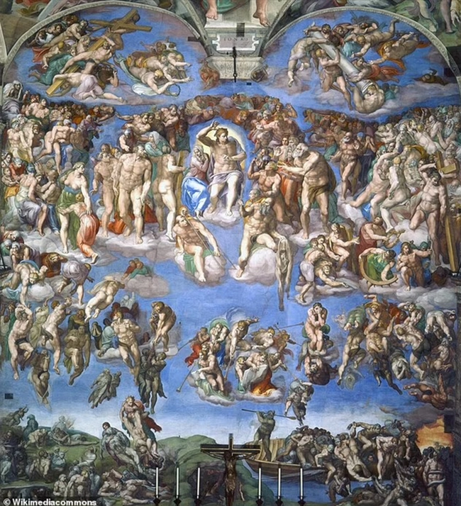 Vén màn bí mật về "The Last Judgement" của Michelangelo sau 500 năm - Ảnh 3.