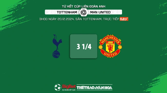 Nhận định, soi tỷ lệ Tottenham vs Man United 3h00 ngày 20/12, vòng tứ kết Cúp Liên đoàn Anh - Ảnh 8.